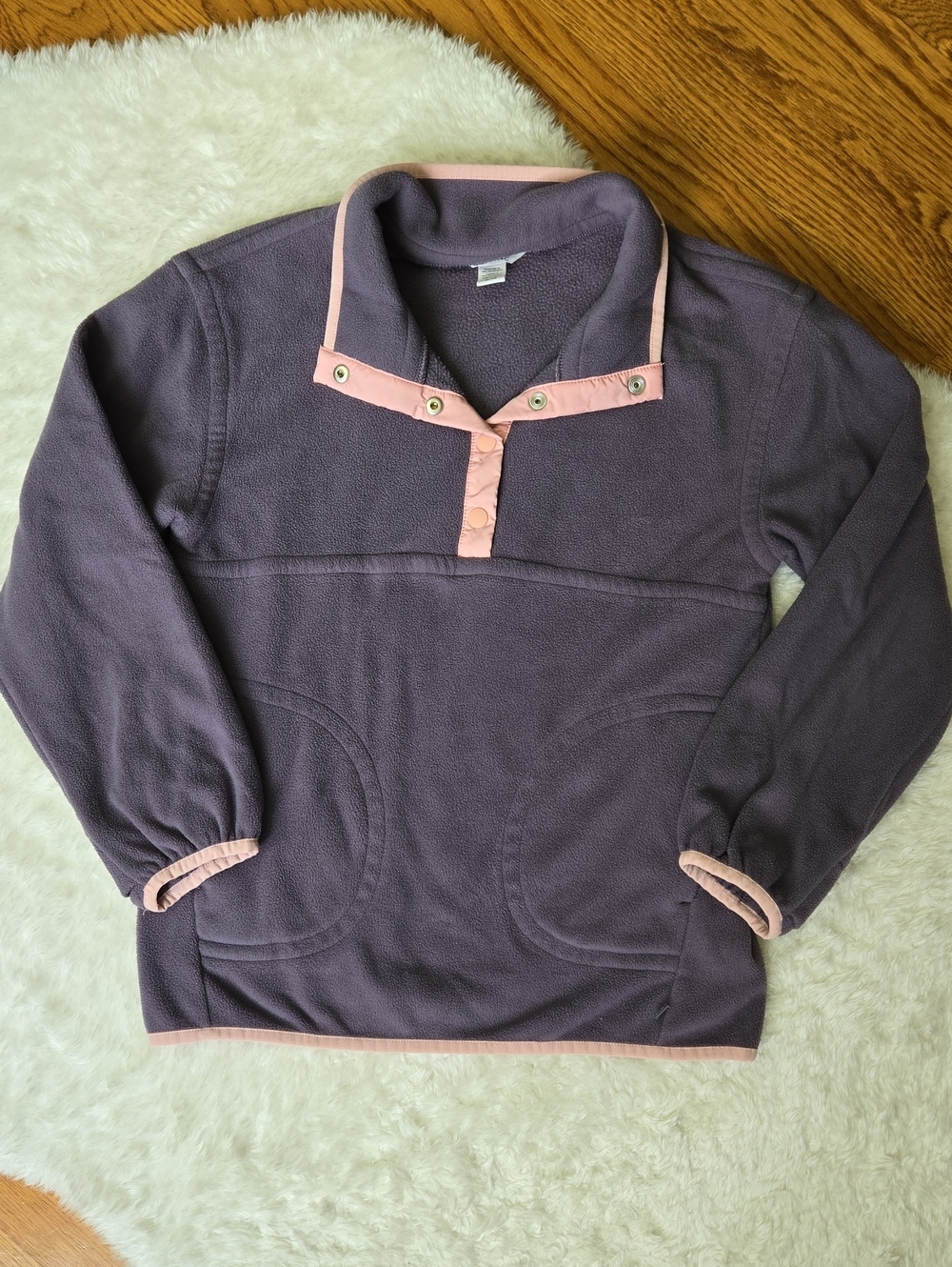 Athleta Girl Fleece Jacket, Girls Size Large
